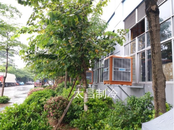 深圳某汽車配件廠車間環(huán)?？照{(diào)降溫工程